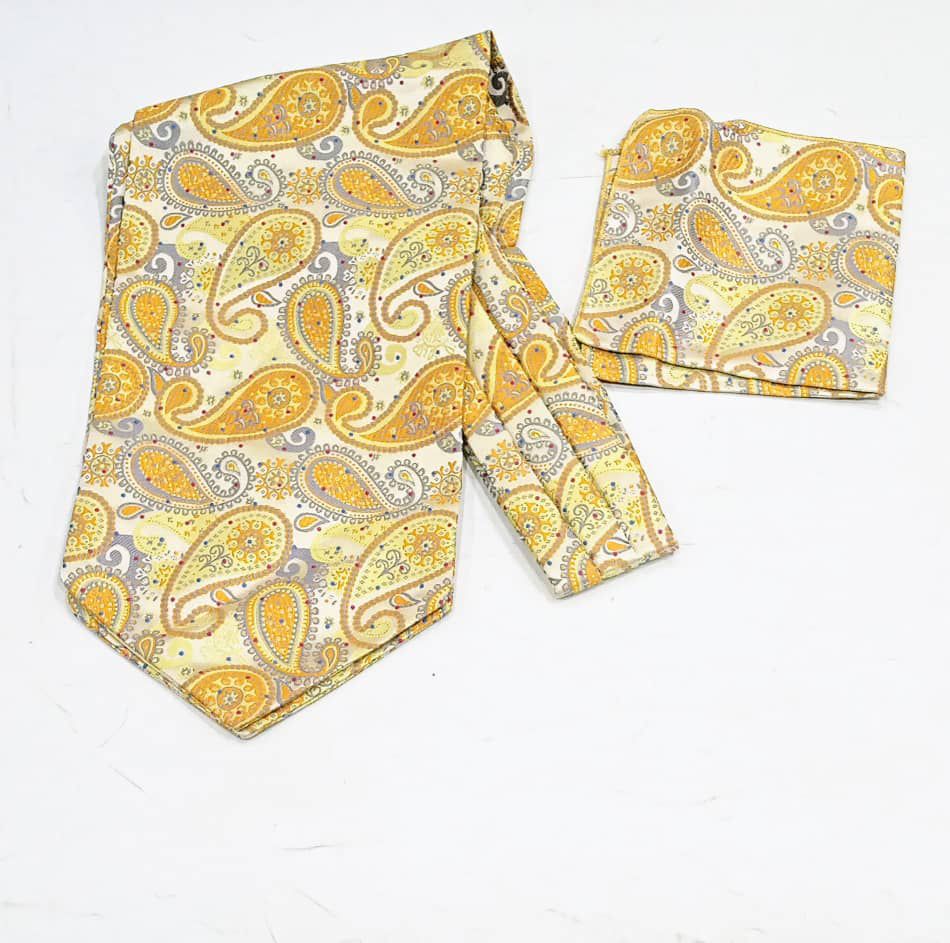 Men's Retro British Style Tie Neck Scarf/Cravat 588