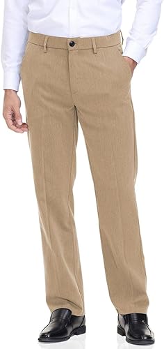 Men Classic fit solid plain  trousers