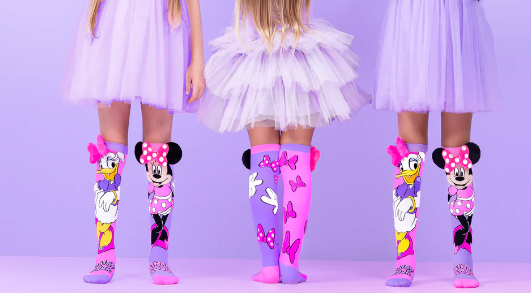 Minnie and Daisy 3D socks all ages