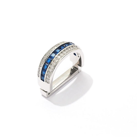 Blue Zirconium tie Jewelry
