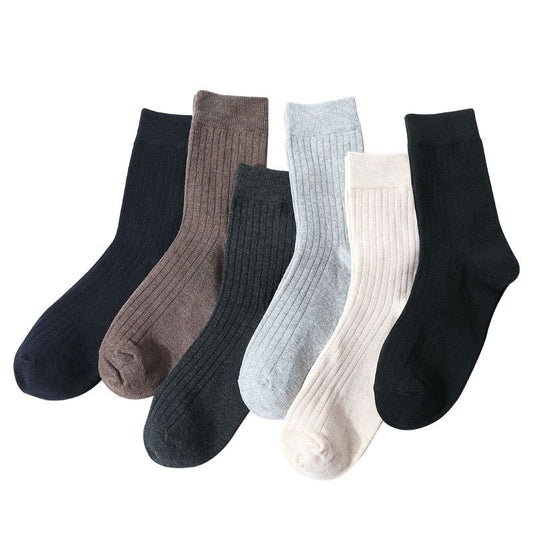 Plain socks mid calf