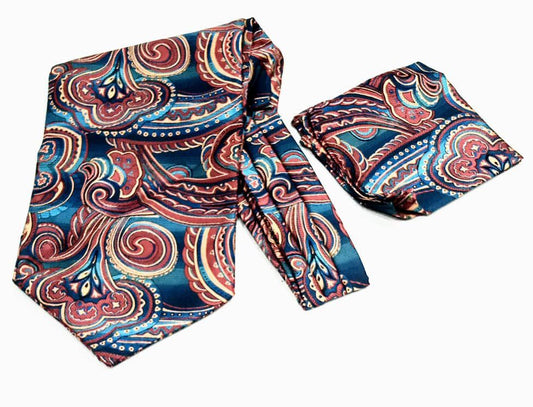 Men's Retro British Style Tie Neck Scarf/Cravat 587