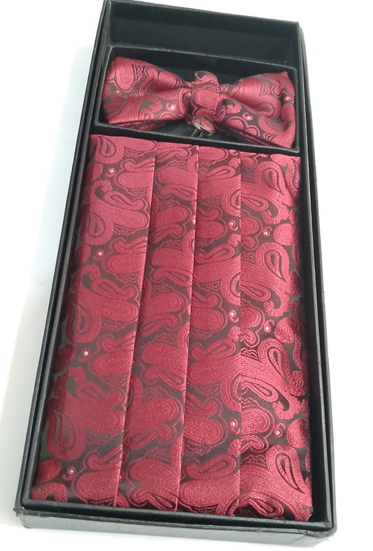 Cummerbund/waistband 3- wine