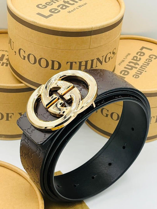 Black Leather Belt #24