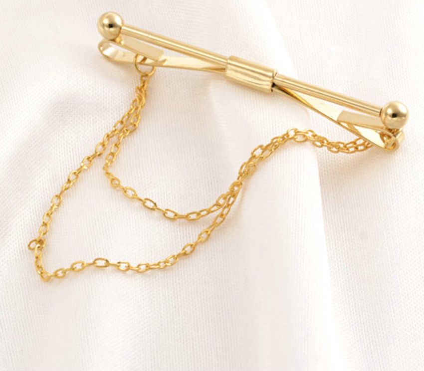 Classic Collar Pin with chain